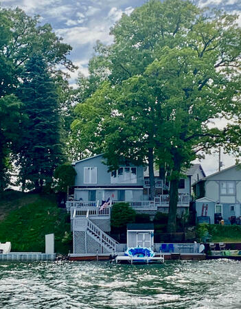 House from Lake